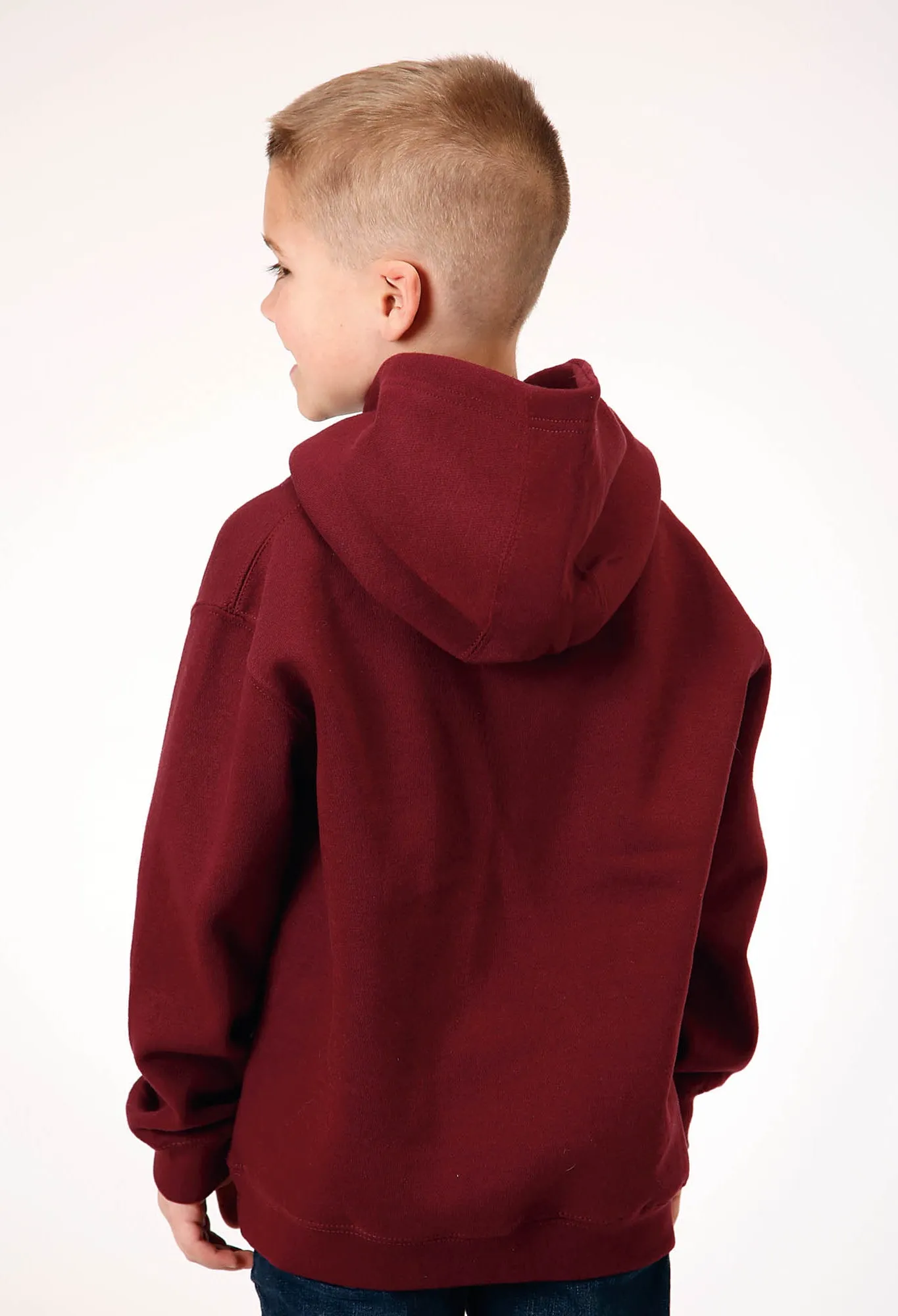 BOYS BLANK PULLOVER HOODIE