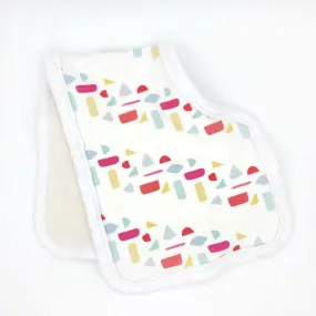 Bright Confetti Stripe Burp Cloth - Organic Cotton | *25% Off!*