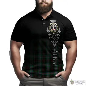 Brodie Hunting Tartan Polo Shirt Featuring Alba Gu Brath Family Crest Celtic Inspired