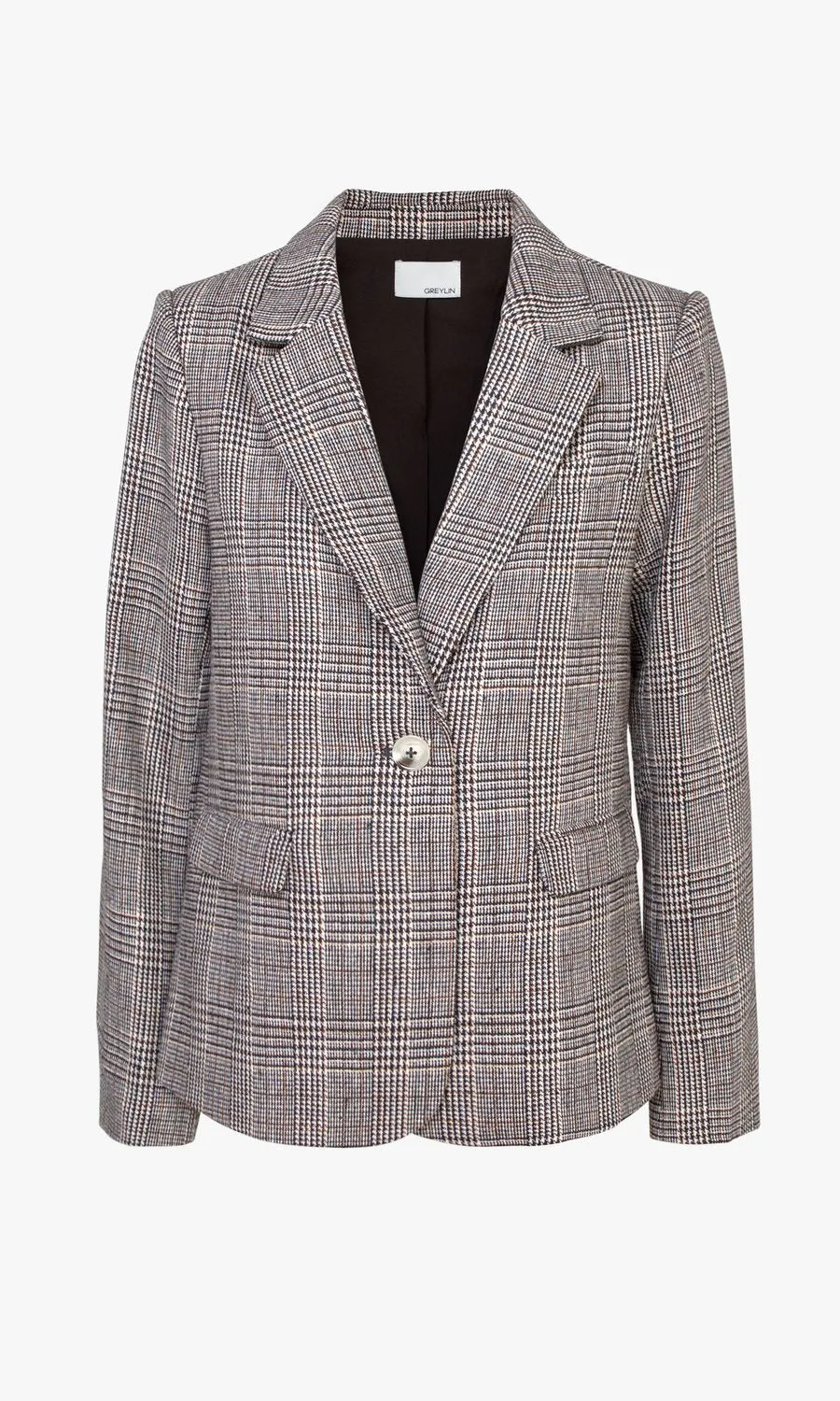 Brown Plaid Charles Blazer