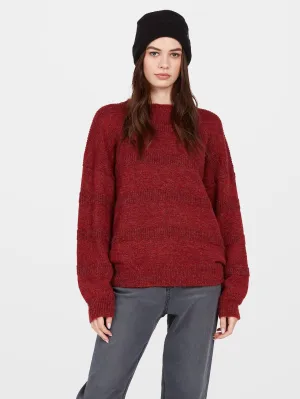 Cabability Sweater - BURGUNDY