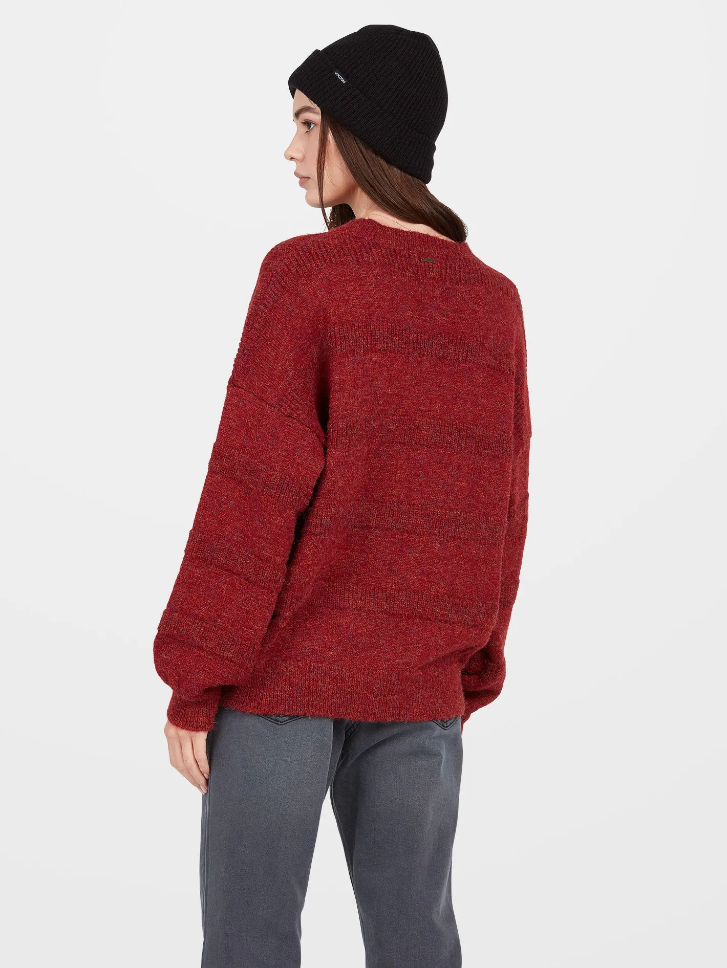 Cabability Sweater - BURGUNDY