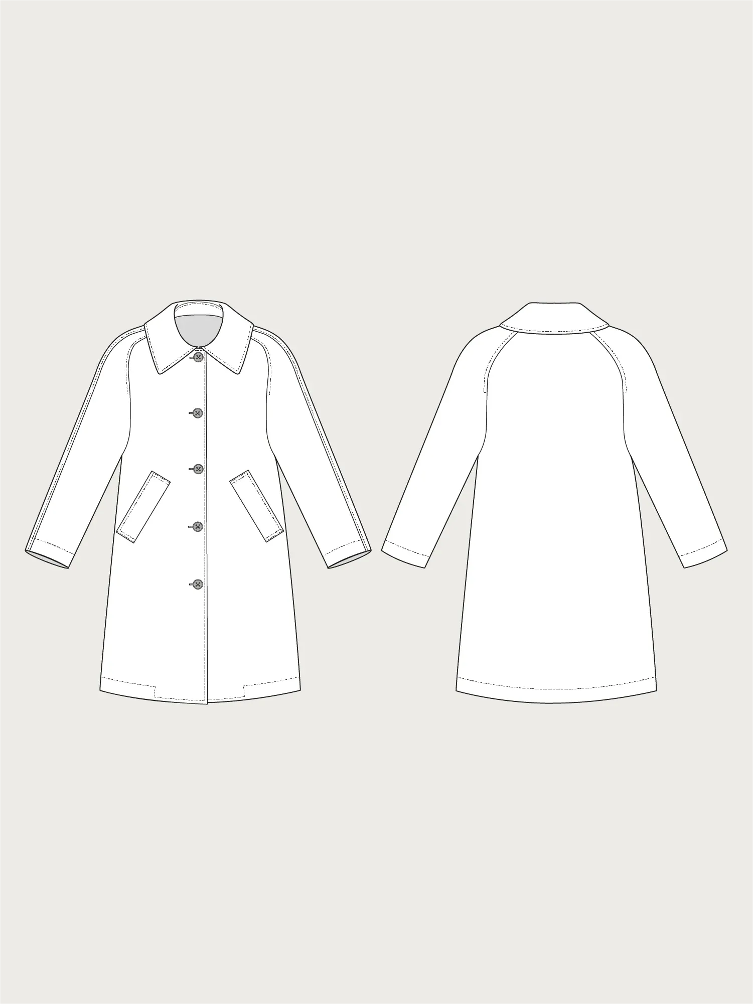 Car Coat Pattern by The Assembly Line