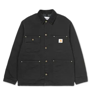 Carhartt WIP OG Chore Coat – Black/Black – Aged Canvas