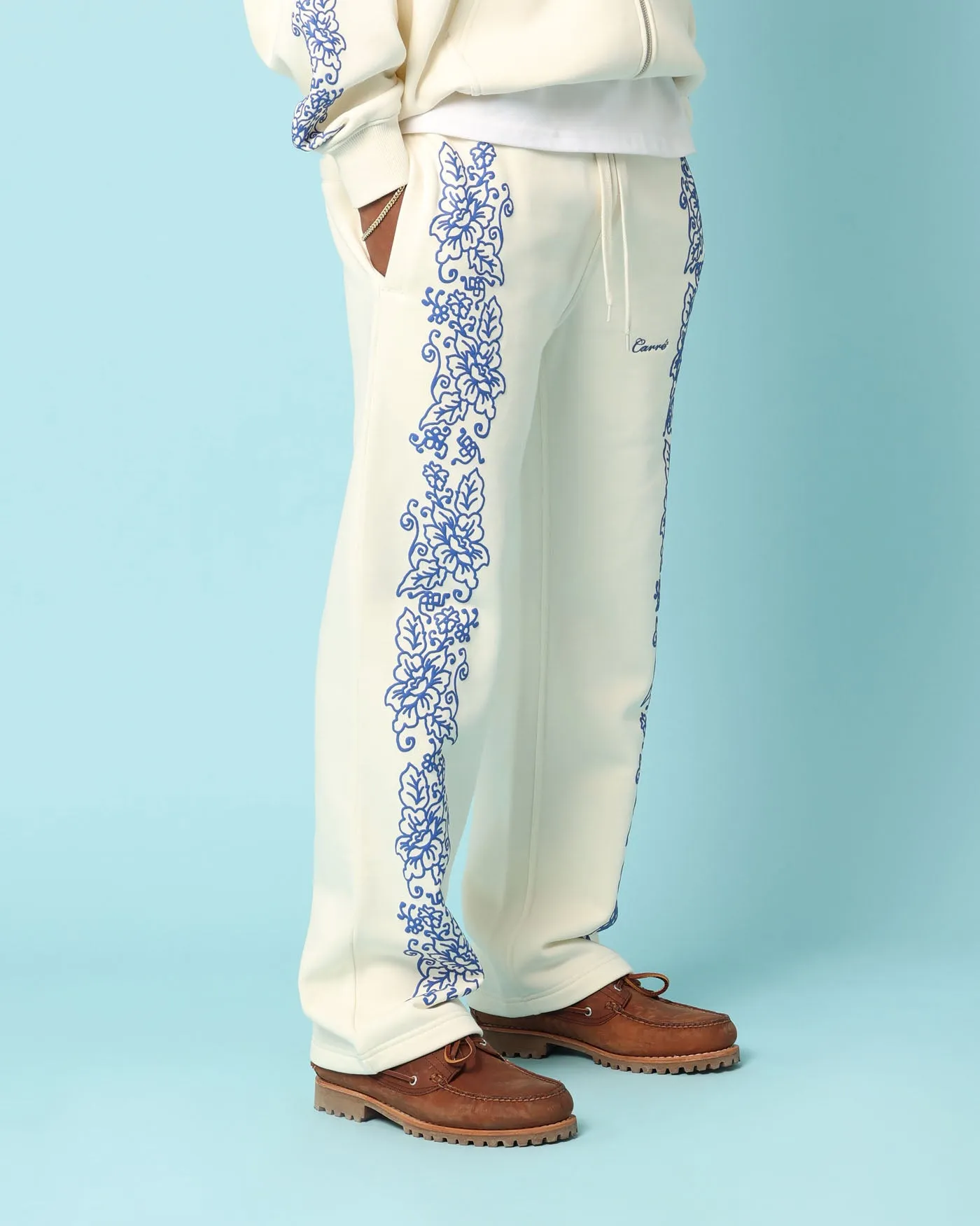 Carré Botanical Oversized Sweatpants Off White