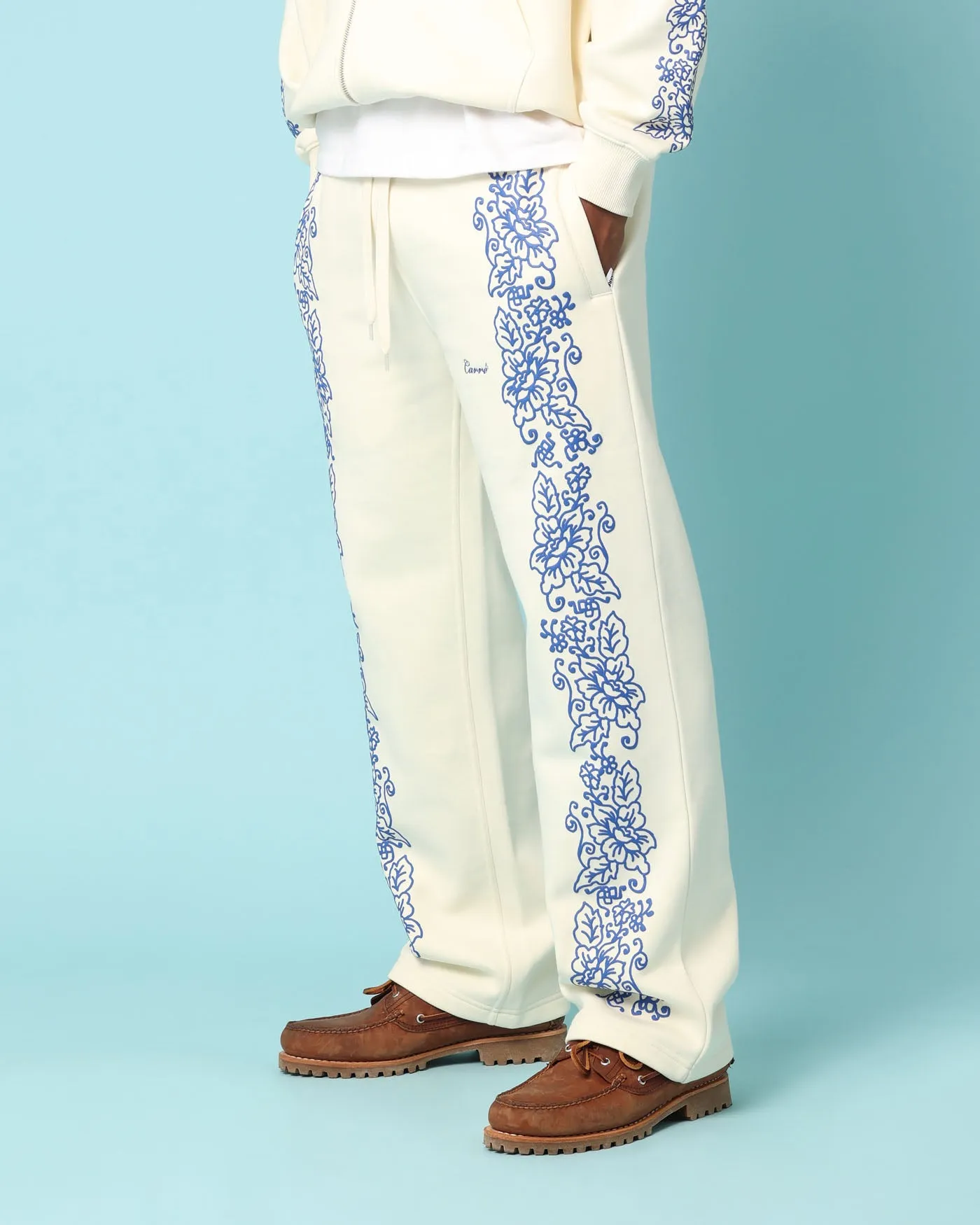 Carré Botanical Oversized Sweatpants Off White