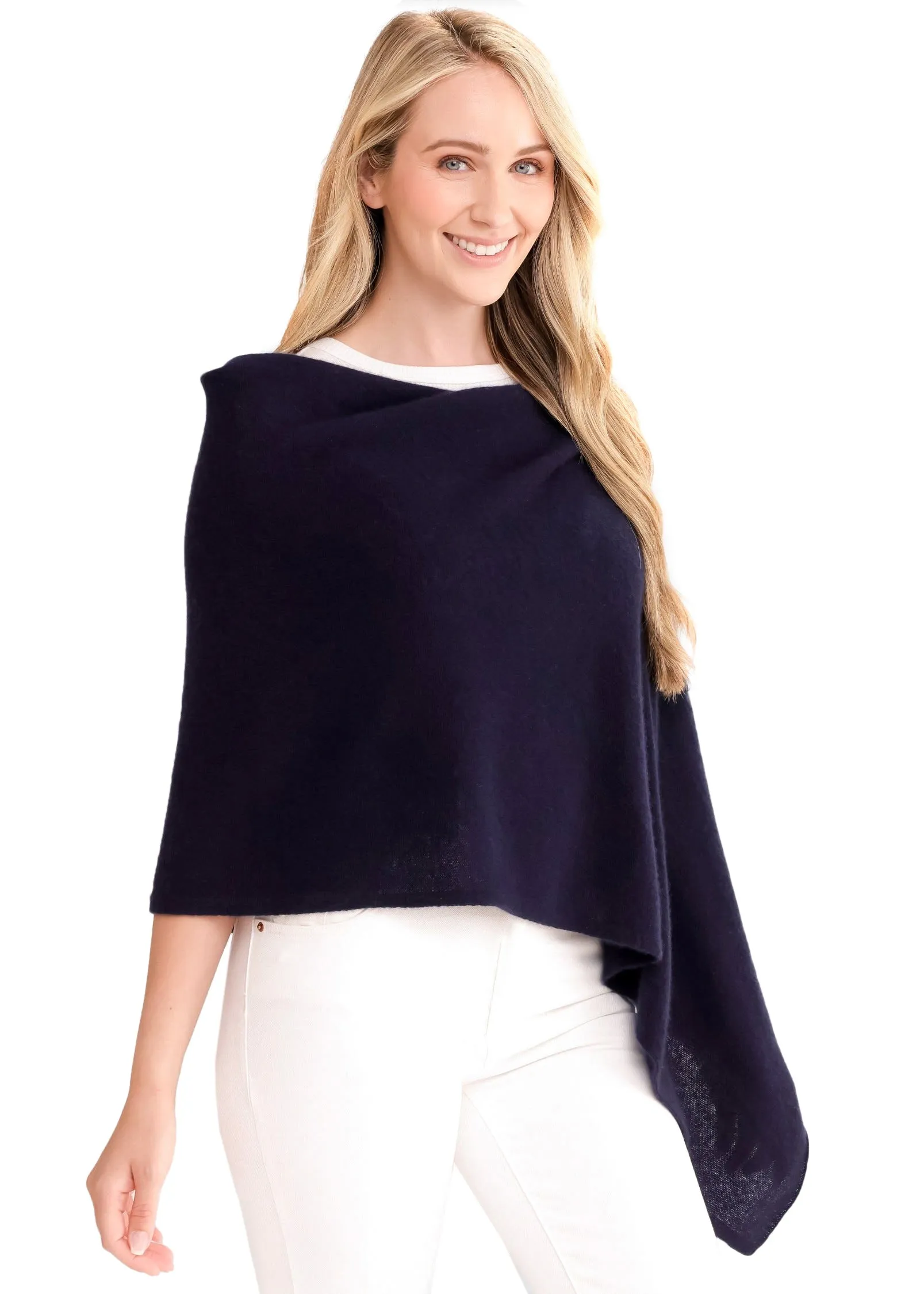 Cashmere Topper - Indigo