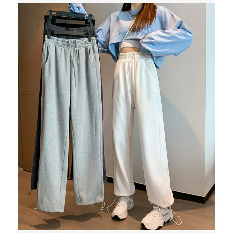 Casual Neutral Banana Plus Sports Loose Fit Sweatpants