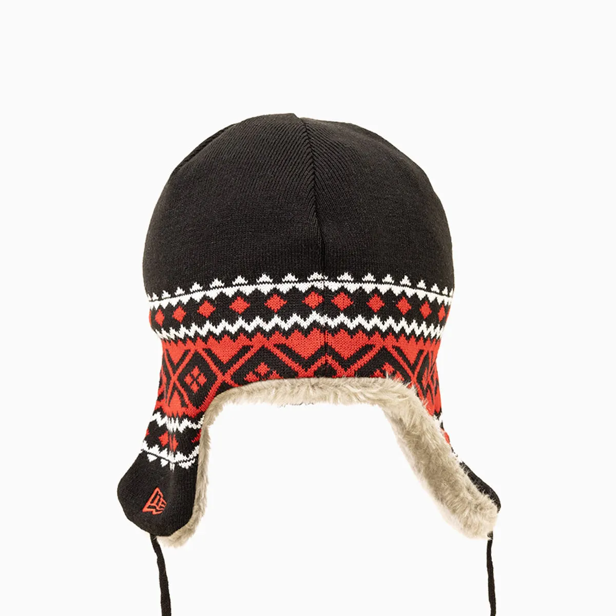 Chicago Bulls NBA Trapper Knit Cuff Beanie Hat