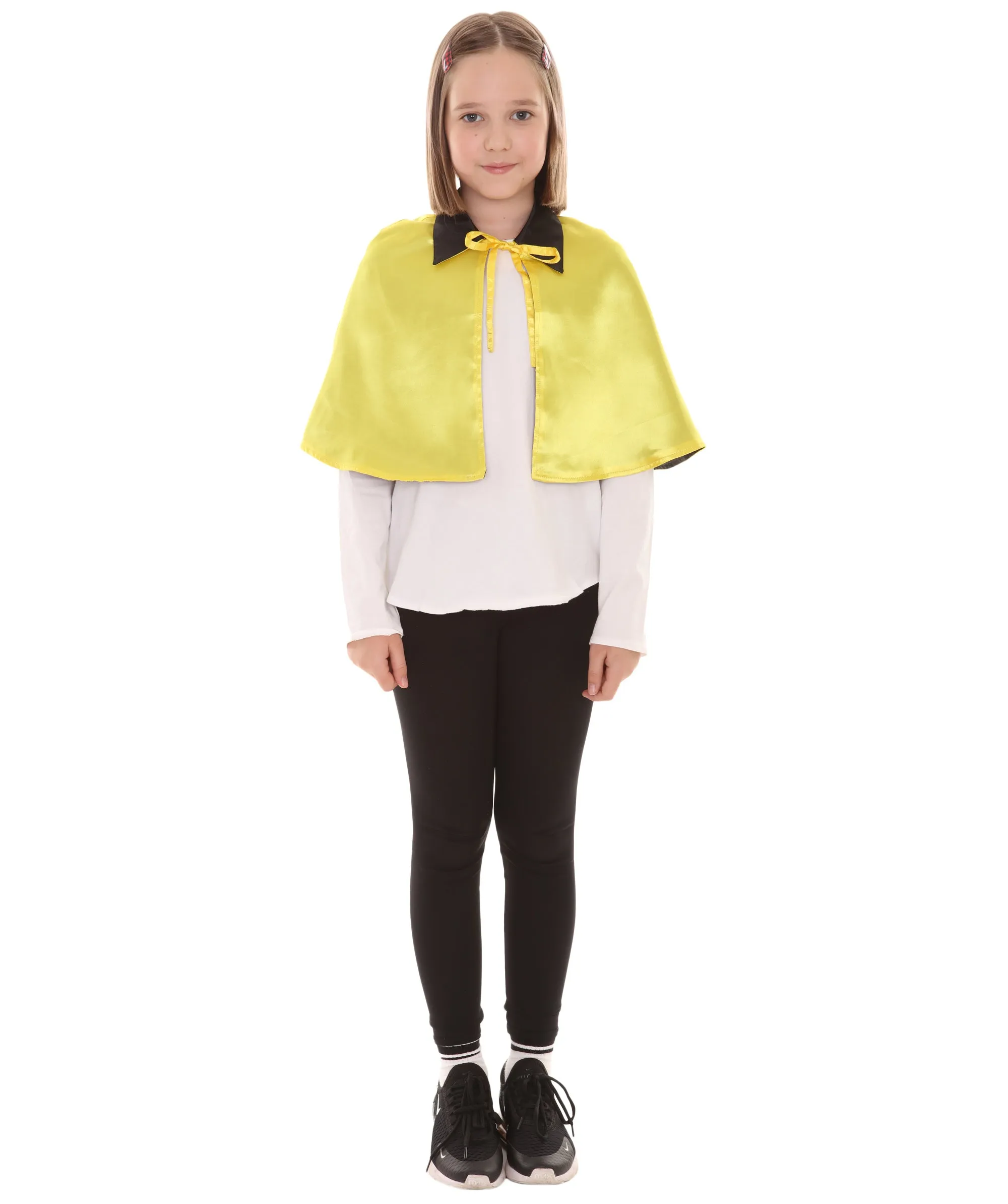 Child's Vampire Cape Costume | Gold & Black Costumes