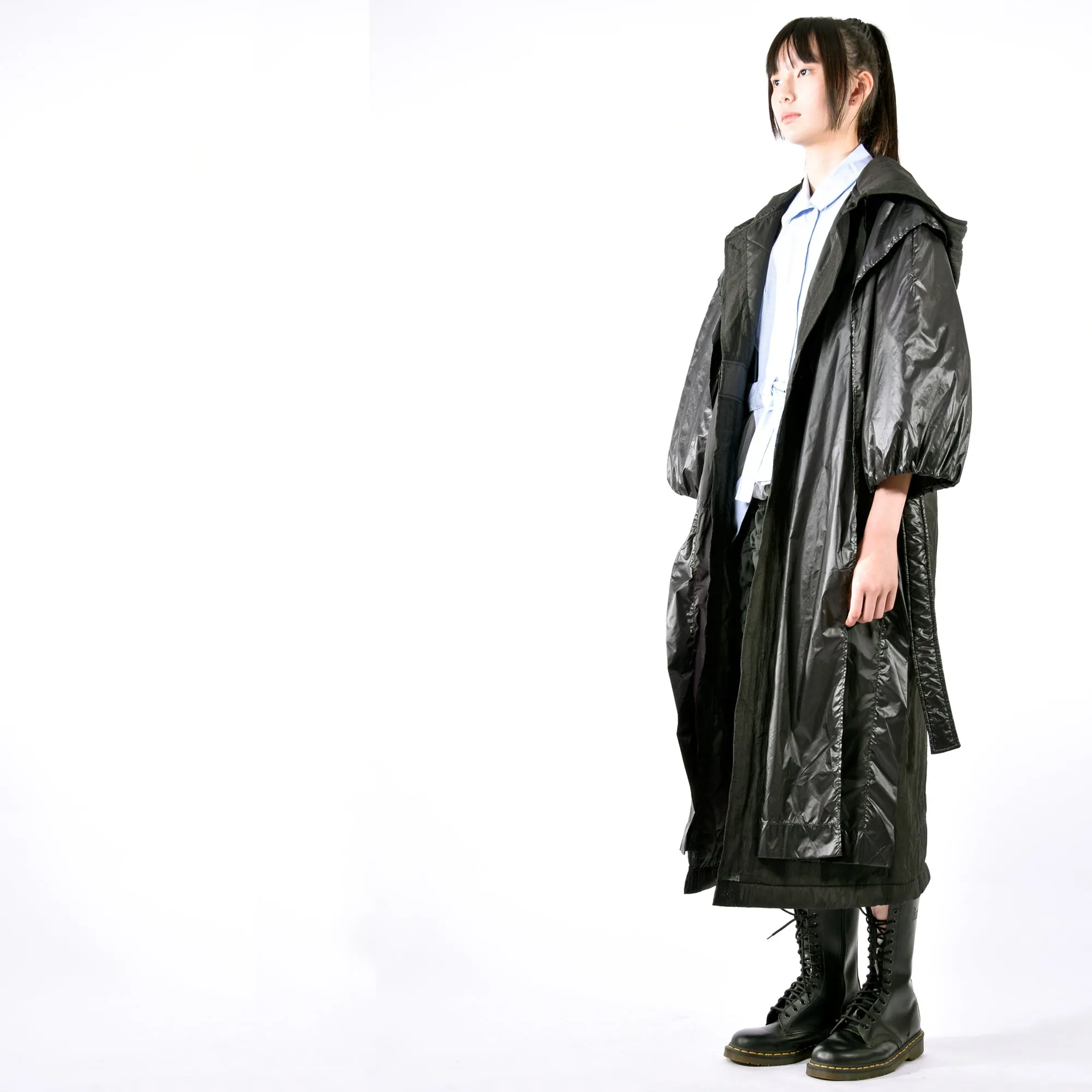 Coat -  Hooded Mask Long Coat