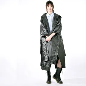 Coat -  Hooded Mask Long Coat