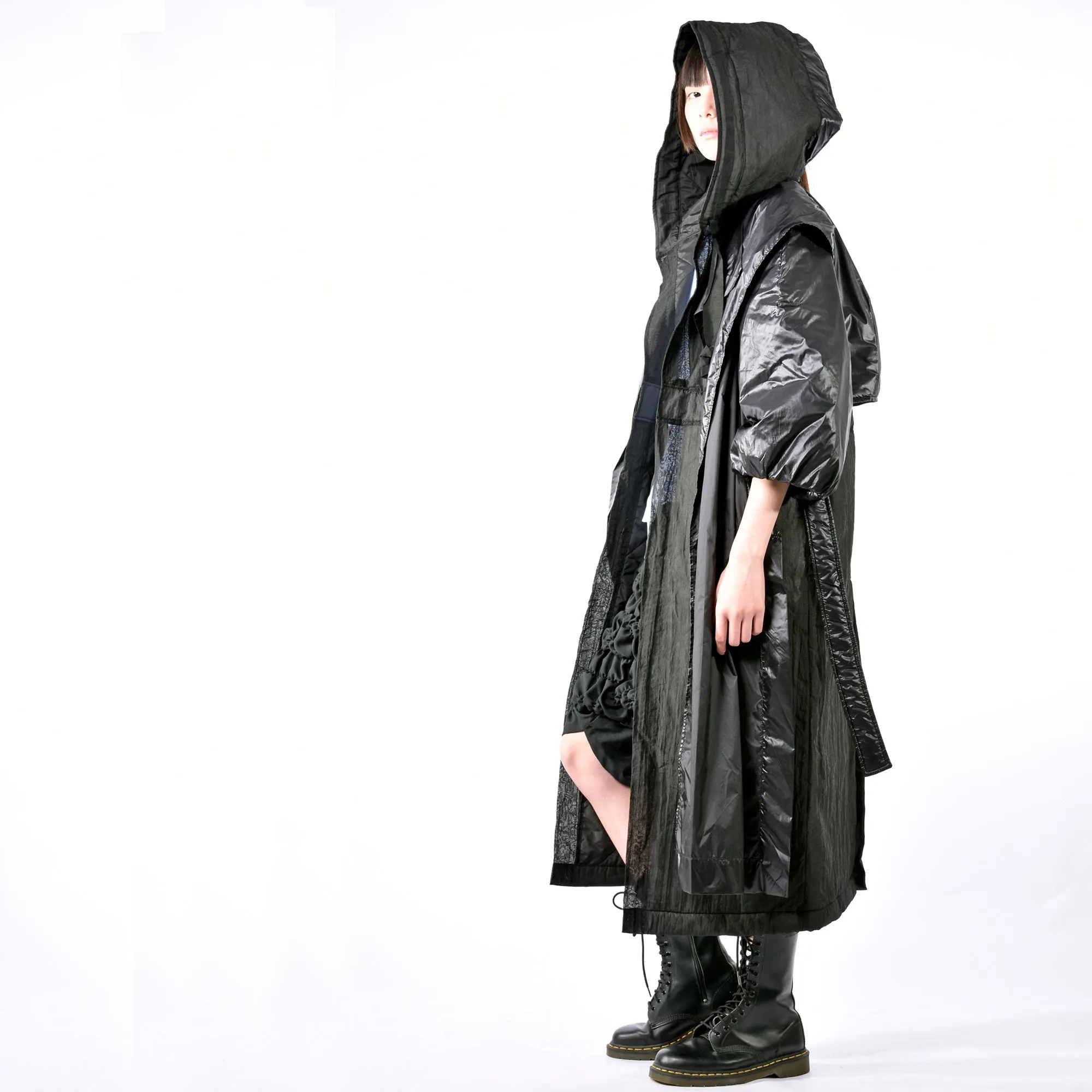 Coat -  Hooded Mask Long Coat