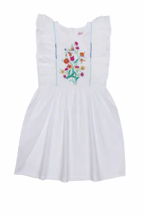 Coco & Ginger Viola Dress - Eggshell with Hand Stitch