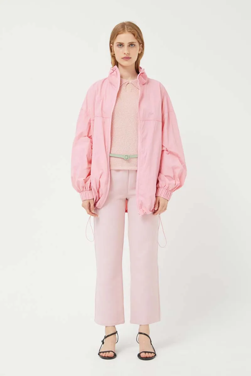 Compañia Fantastica - Pink High Neck Zip Up Jacket