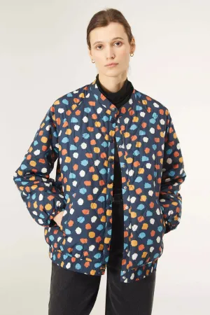 Compania Fantatica Spotted Quilted Bomber Jacket