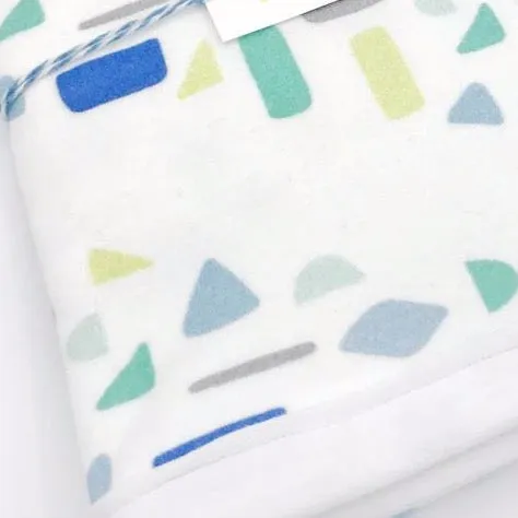 Cool Confetti Stripe Baby Receiving Blanket - Organic Cotton | *25% Off!*