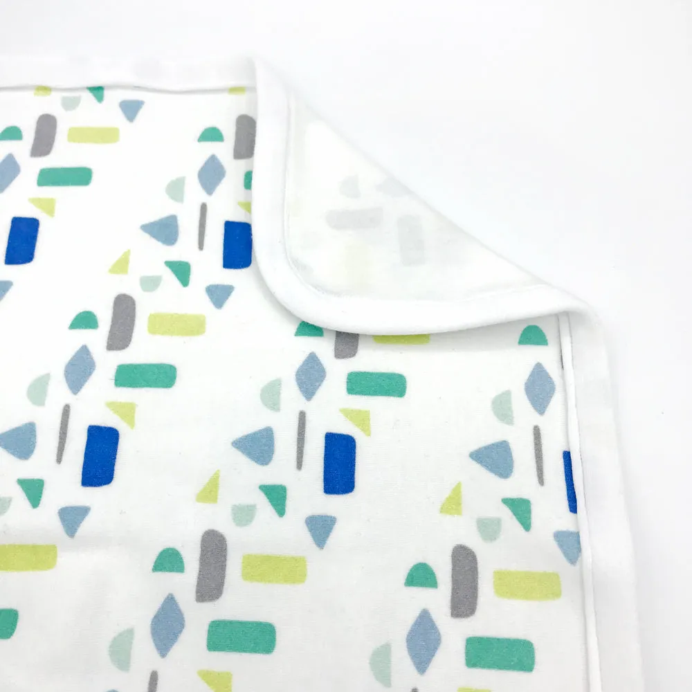 Cool Confetti Stripe Baby Receiving Blanket - Organic Cotton | *25% Off!*