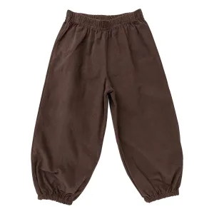 Corduroy Bloomer Pants -Chocolate