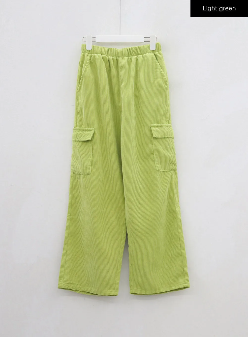 Corduroy Cargo Track Pants BJ317