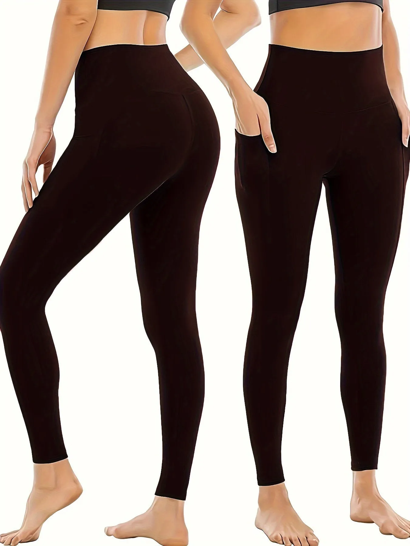 Cozy and Slimming Figure Flattering Thermal Pants for Women