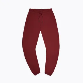 Cozy Season Cuffed Sweatpants - Burgundy