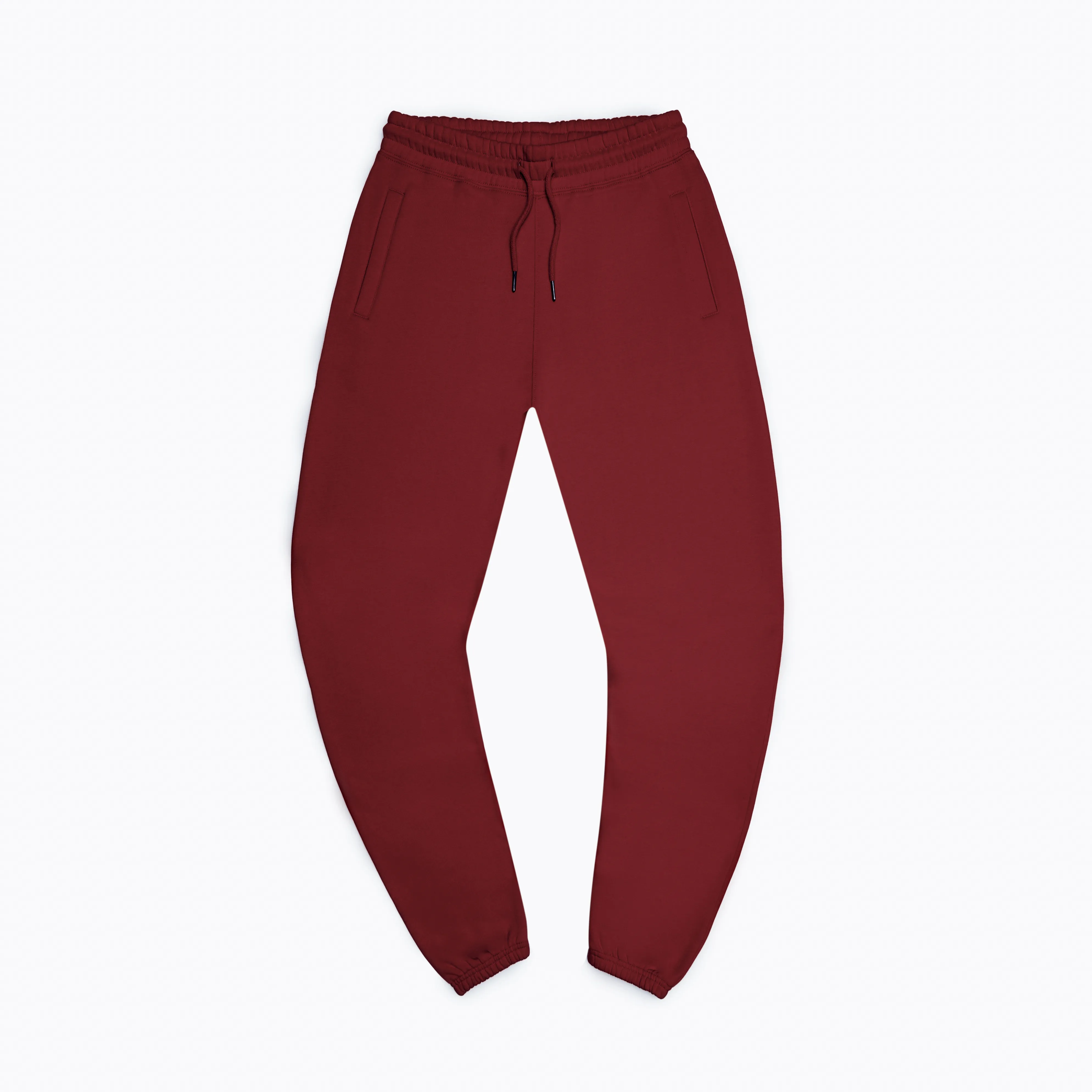 Cozy Season Cuffed Sweatpants - Burgundy