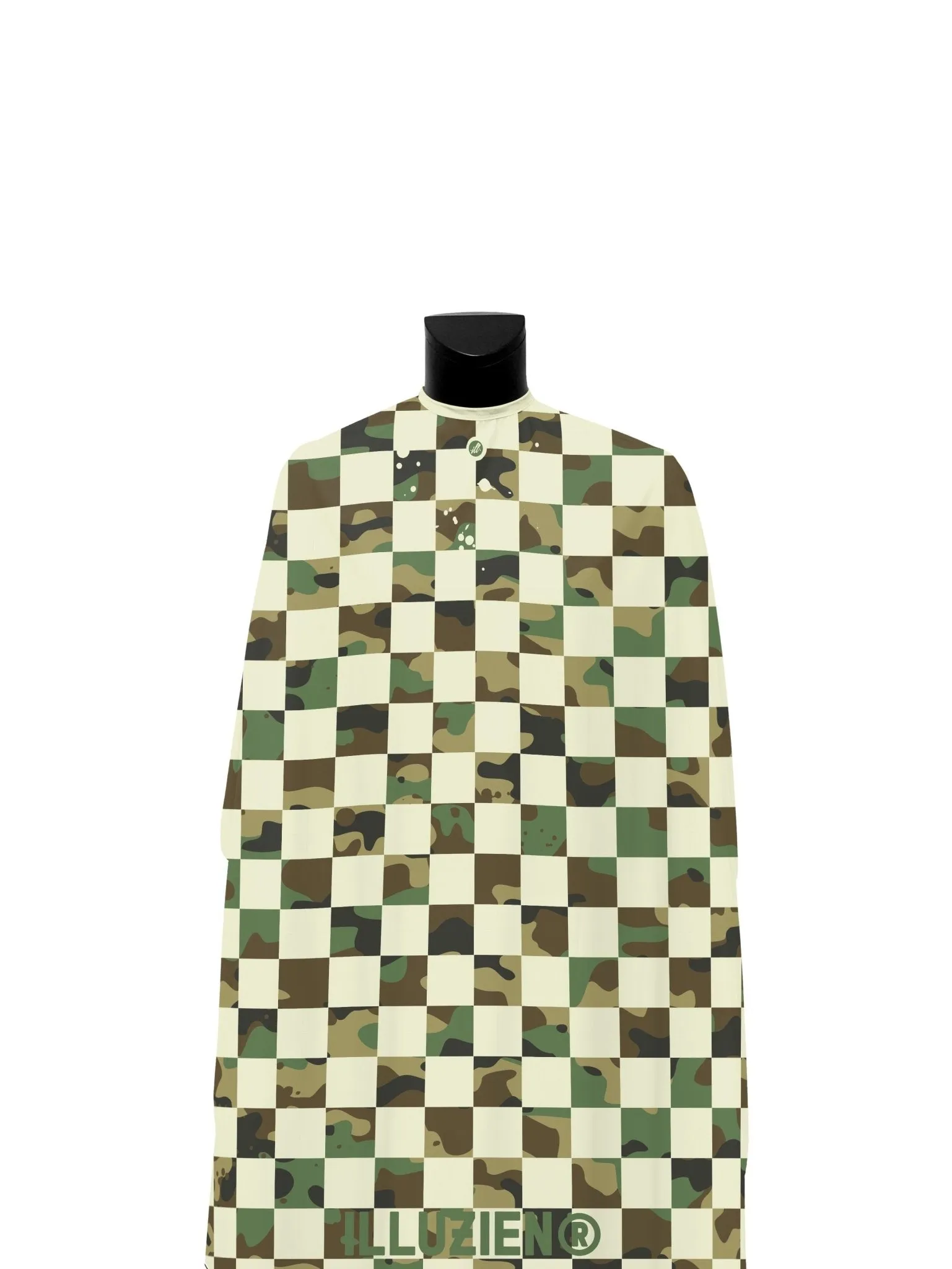 Cream Check-Camo PRO Cape