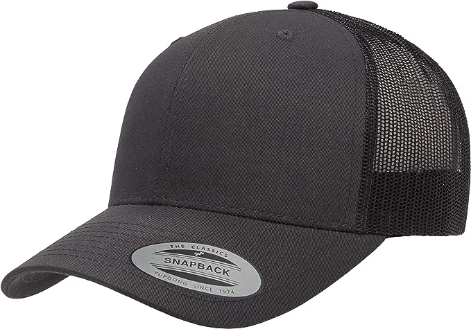 Custom Leather Patch Trucker Hats - Classic Colors