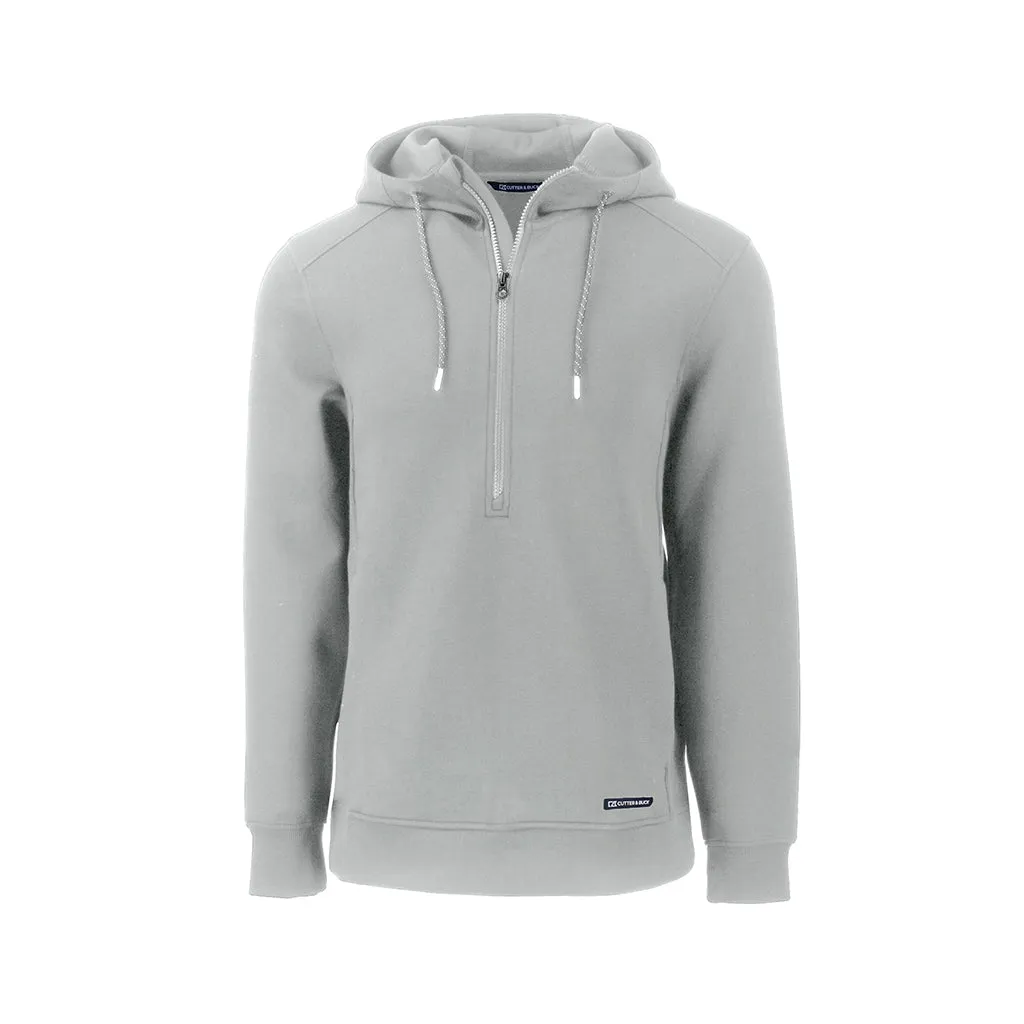 Cutter & Buck Roam Eco Half Zip Recycled Mens Hooded Pullover