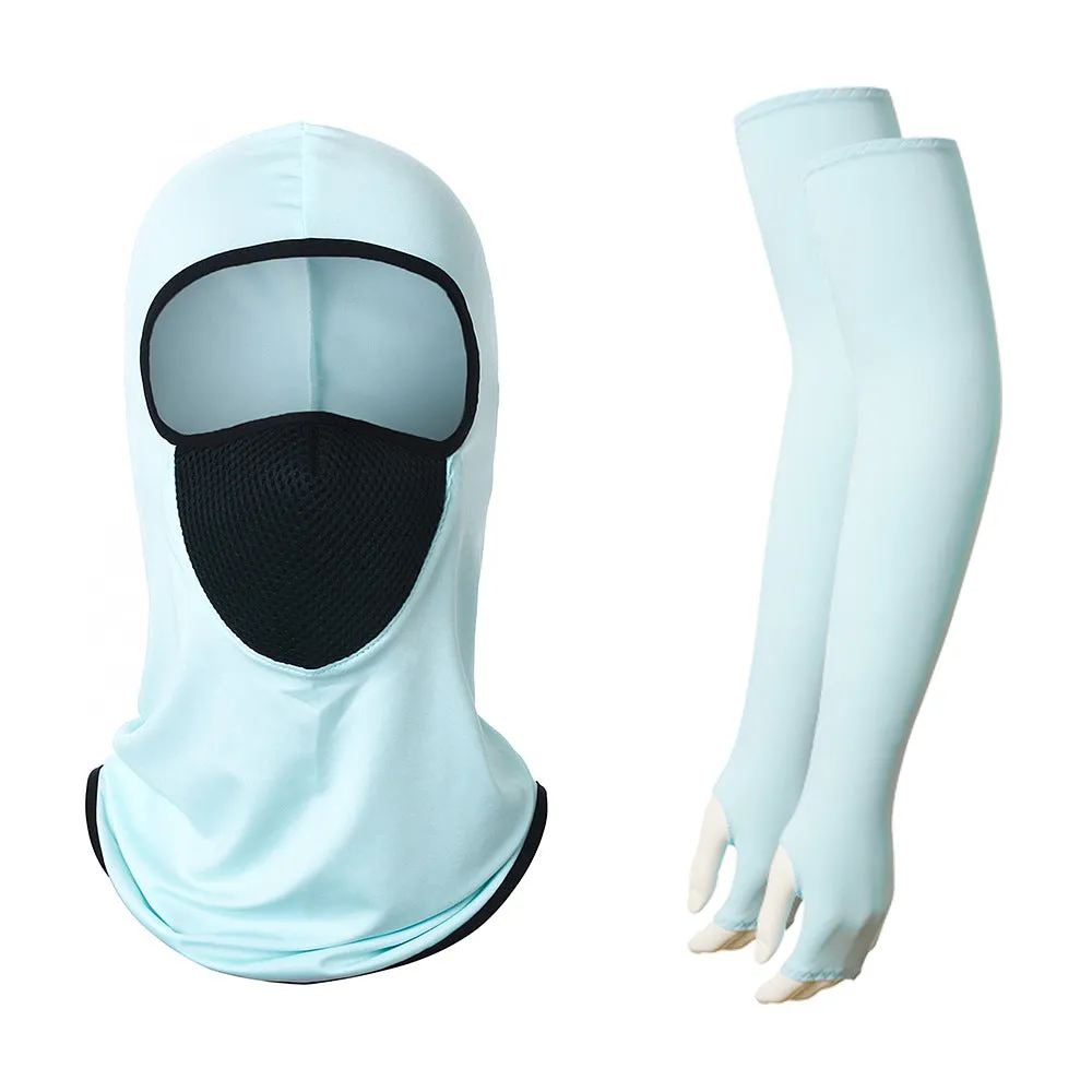 Cycling suit breathable mask sunscreen arm sleeve outdoor sports sunscreen