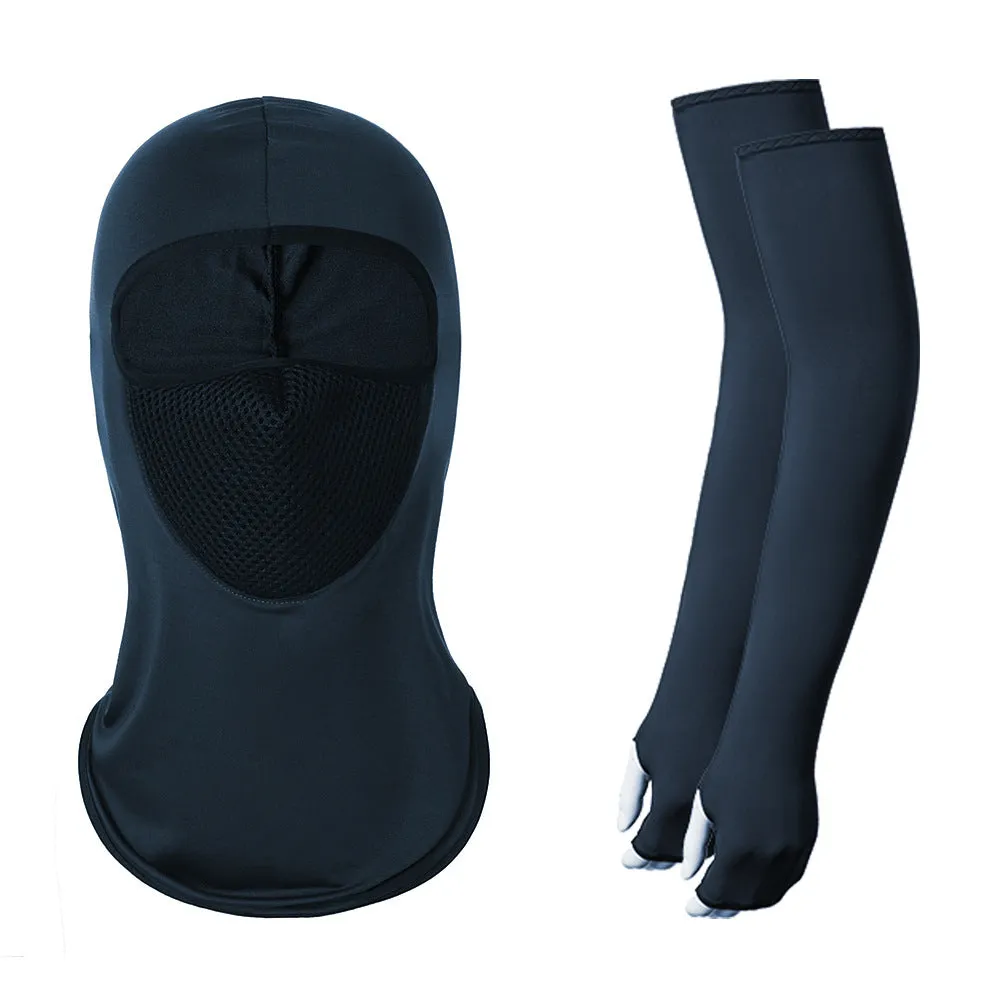 Cycling suit breathable mask sunscreen arm sleeve outdoor sports sunscreen