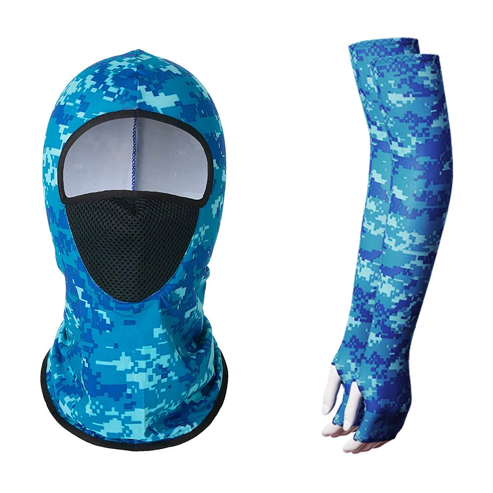 Cycling suit breathable mask sunscreen arm sleeve outdoor sports sunscreen