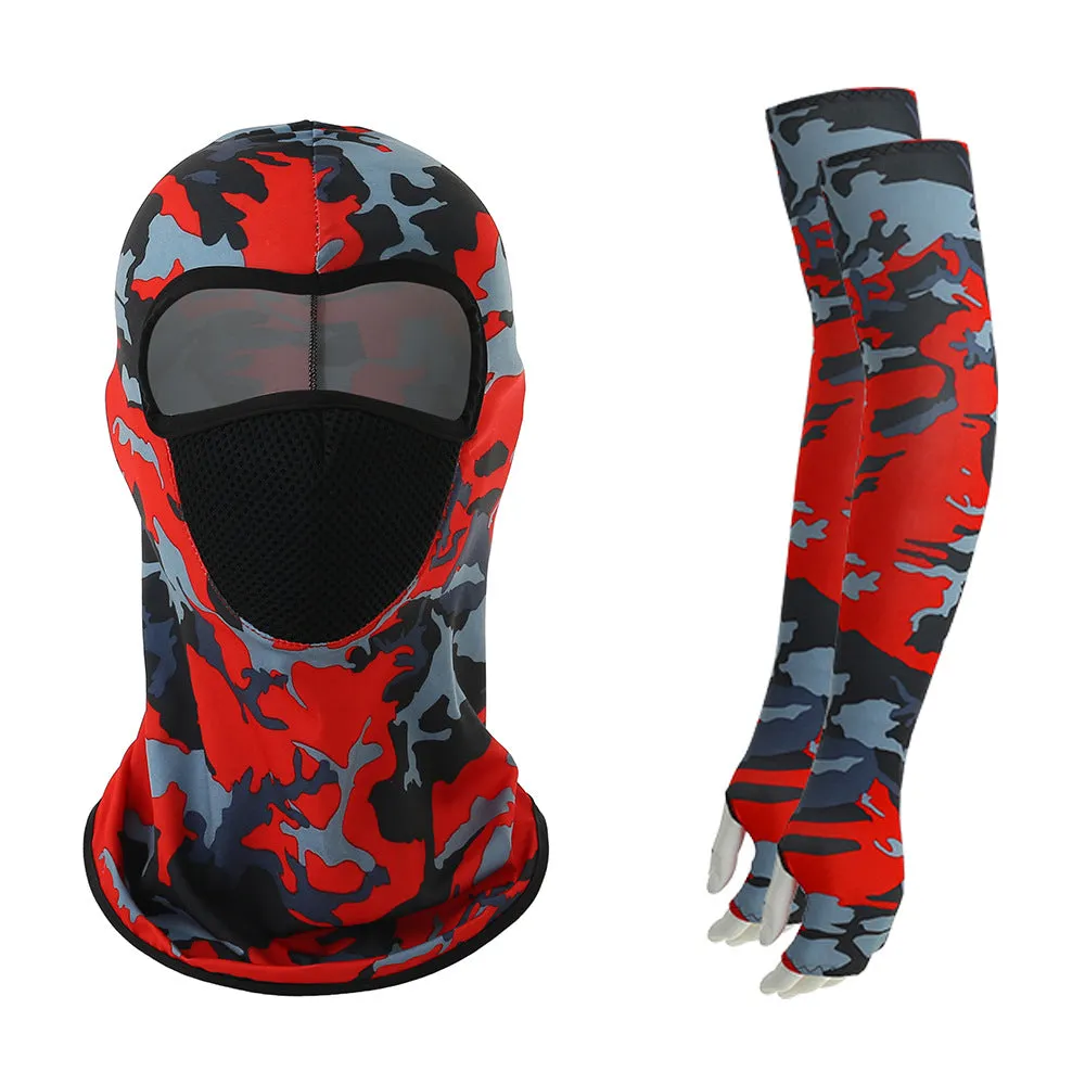 Cycling suit breathable mask sunscreen arm sleeve outdoor sports sunscreen