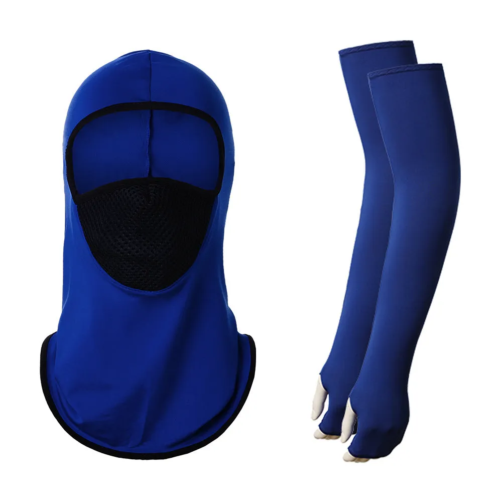 Cycling suit breathable mask sunscreen arm sleeve outdoor sports sunscreen