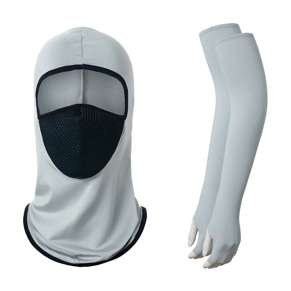 Cycling suit breathable mask sunscreen arm sleeve outdoor sports sunscreen