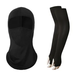 Cycling suit breathable mask sunscreen arm sleeve outdoor sports sunscreen