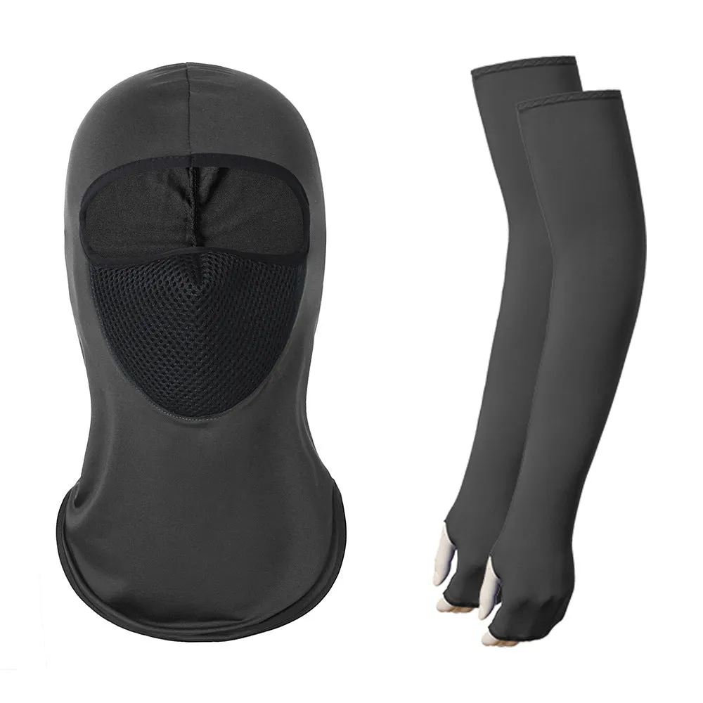 Cycling suit breathable mask sunscreen arm sleeve outdoor sports sunscreen