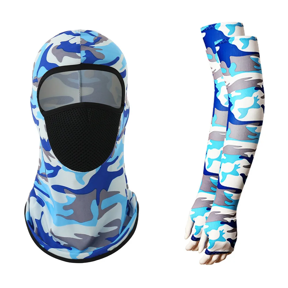 Cycling suit breathable mask sunscreen arm sleeve outdoor sports sunscreen