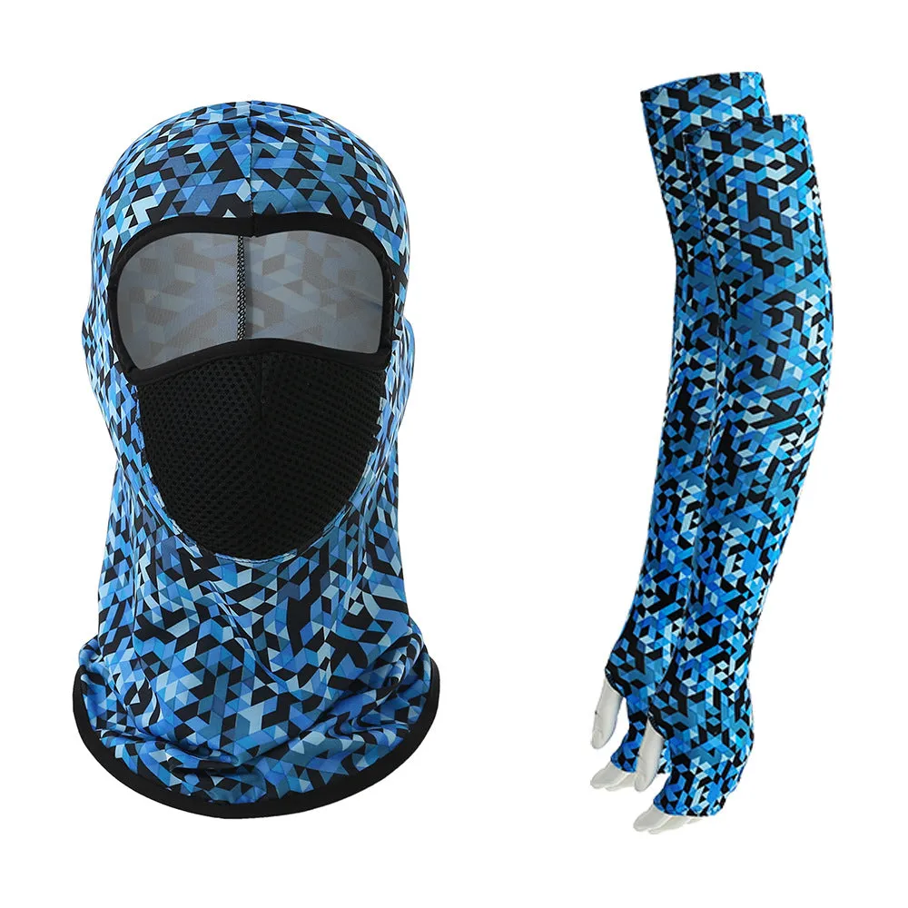 Cycling suit breathable mask sunscreen arm sleeve outdoor sports sunscreen