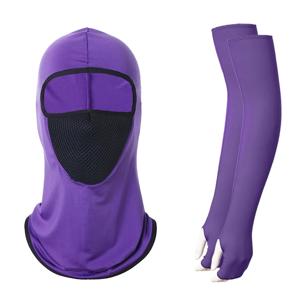 Cycling suit breathable mask sunscreen arm sleeve outdoor sports sunscreen