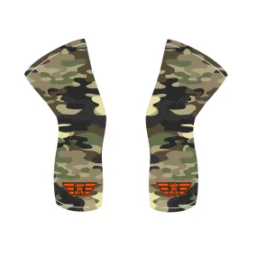 Dallas Bike Works 2024 KNEE WARMERS 2.0 CAMO-ORANGE