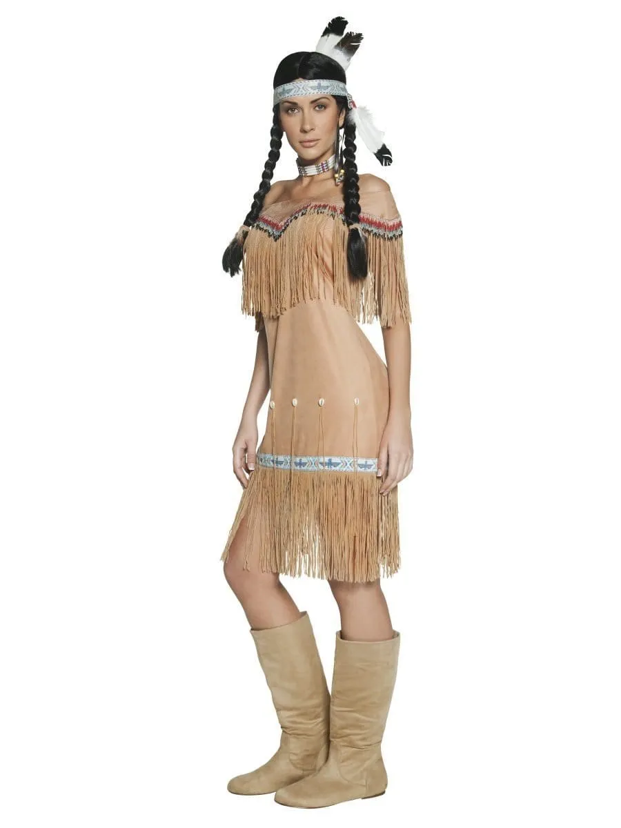 Deluxe Native American Inspired Lady Costume