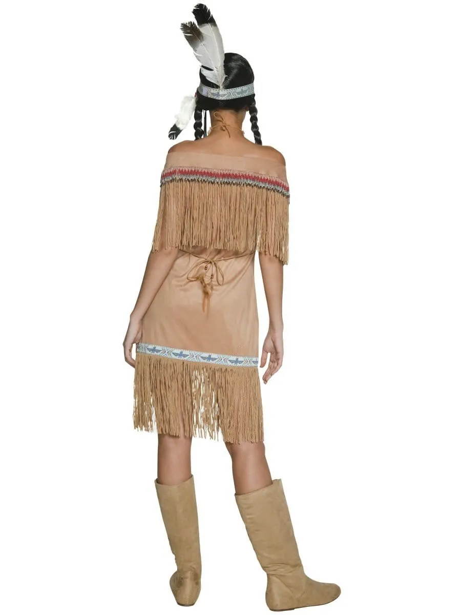 Deluxe Native American Inspired Lady Costume