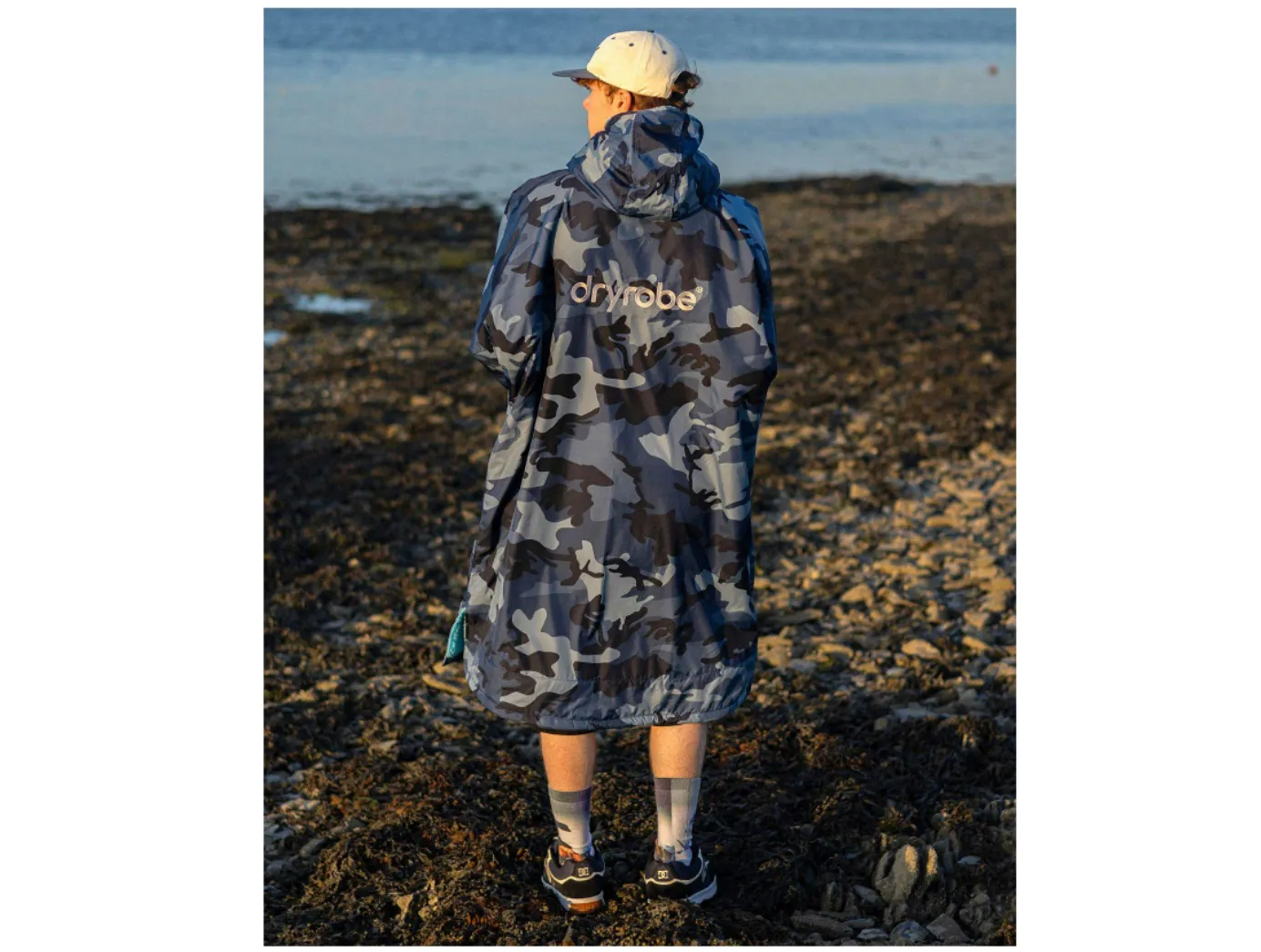 Dryrobe Advance V3 Adult Long Sleeve Blue Camo/Blue - Sizes Small/Medium/Large/Extra Large - In Stock - NEW