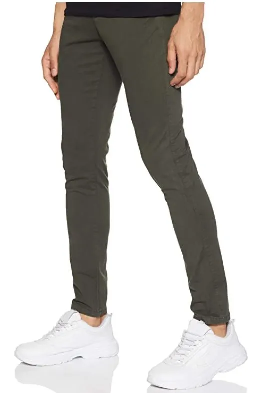 EASYBUY Men's Over Dyed Slim Casual Pants