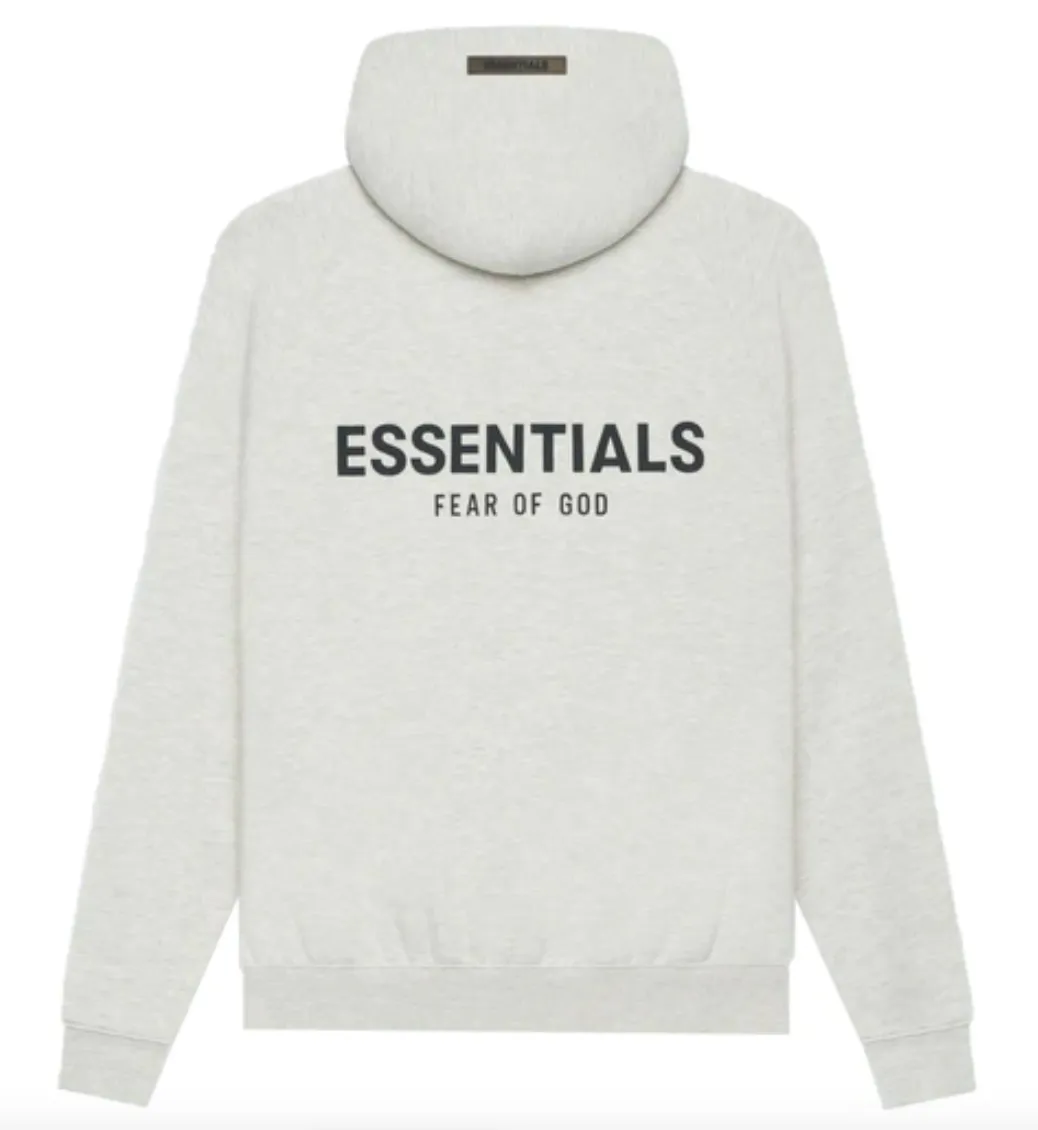 Fear Of God X Essentials Hoodie Light Oatmeal FW22