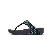 Fit Flop Lulu Toe Post Sandal FZ4-442 Navy Midnight Mix