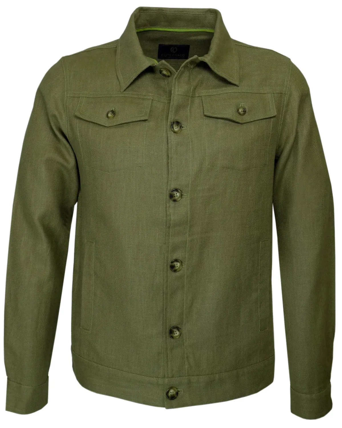 Forest Ramie Casual Jacket