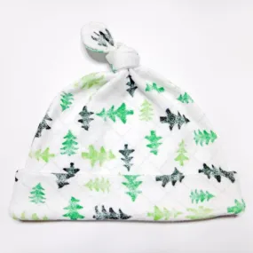 Friendly Forest Baby Hat (0-3M) - Organic Cotton